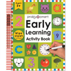 Wipe Clean: Early Learning Activity Book: With Practical Exercises and Activities to Do Again and Again (Spiral-Bound)